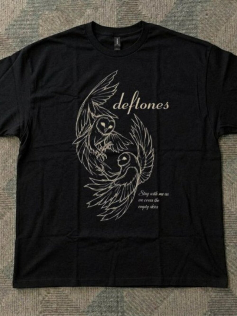 Black Deftones band T shirt